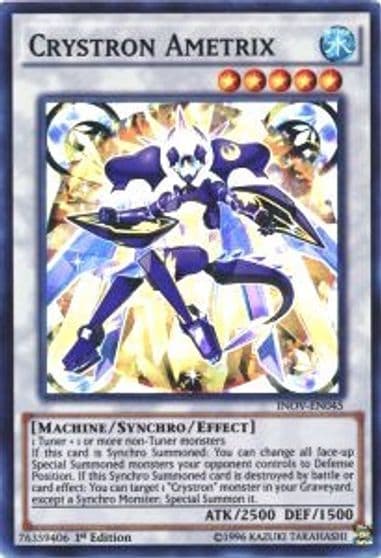 Crystron Ametrix Invasion: Vengeance Yu-Gi-Oh! card