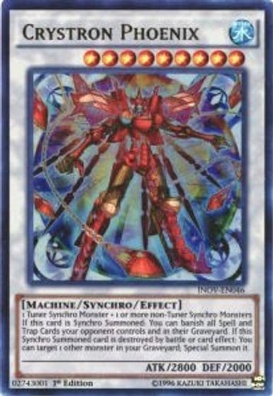 Crystron Phoenix Invasion: Vengeance Yu-Gi-Oh! card