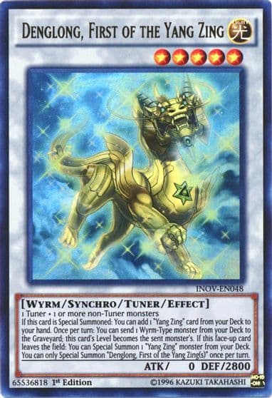 Denglong First of the Yang Zing Invasion: Vengeance Yu-Gi-Oh! card