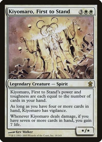 Kiyomaro First to Stand Saviors of Kamigawa Magic card
