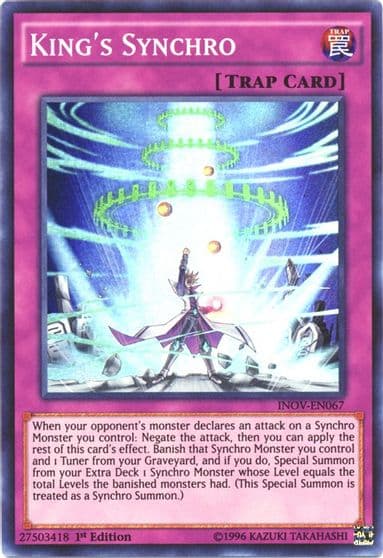 Kings Synchro Invasion: Vengeance Yu-Gi-Oh! card