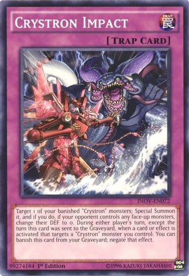 Crystron Impact Invasion: Vengeance Yu-Gi-Oh! card