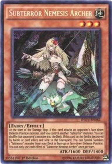 Subterror Nemesis Archer Invasion: Vengeance Yu-Gi-Oh! card