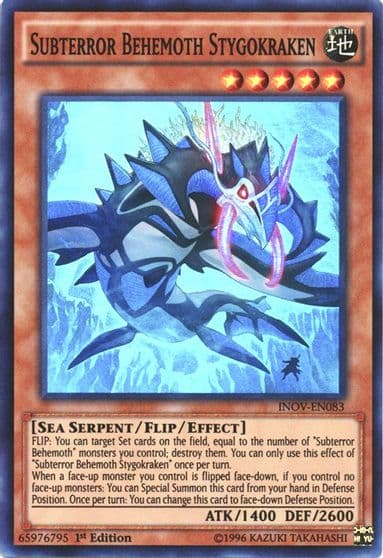 Subterror Behemoth Stygokraken Invasion: Vengeance Yu-Gi-Oh! card