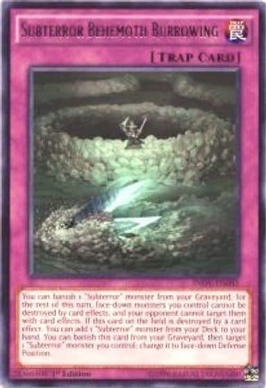 Subterror Behemoth Burrowing Invasion: Vengeance Yu-Gi-Oh! card
