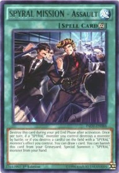 SPYRAL MISSION Assault Invasion: Vengeance Yu-Gi-Oh! card