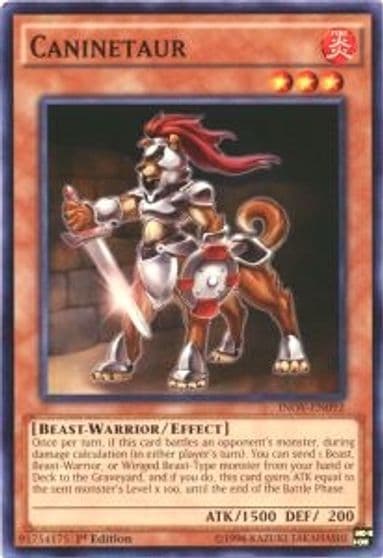 Caninetaur Invasion: Vengeance Yu-Gi-Oh! card