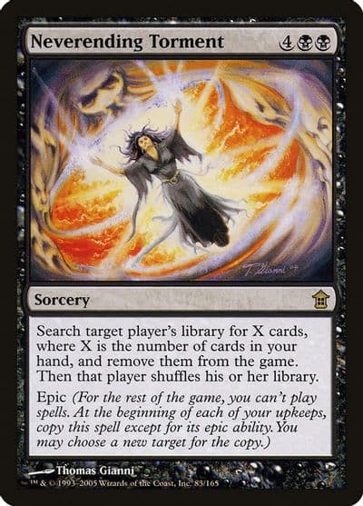 Neverending Torment Saviors of Kamigawa Magic card