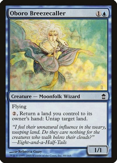 Oboro Breezecaller Saviors of Kamigawa Magic card