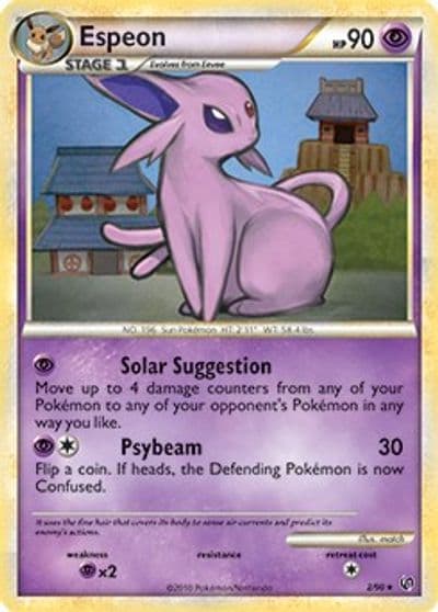Espeon (HGSS Undaunted) Deck Exclusives Pokemon card