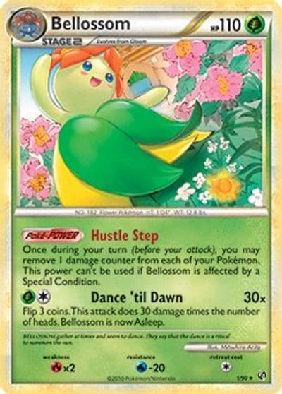 Bellossom (HGSS Undaunted) Deck Exclusives Pokemon card