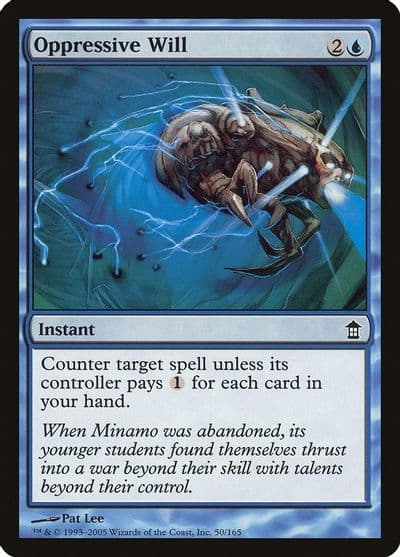 Oppressive Will Saviors of Kamigawa Magic card