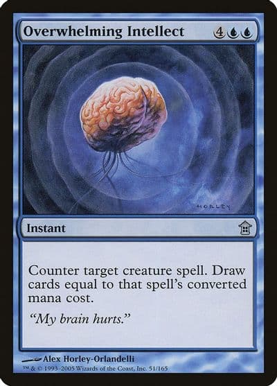 Overwhelming Intellect Saviors of Kamigawa Magic card