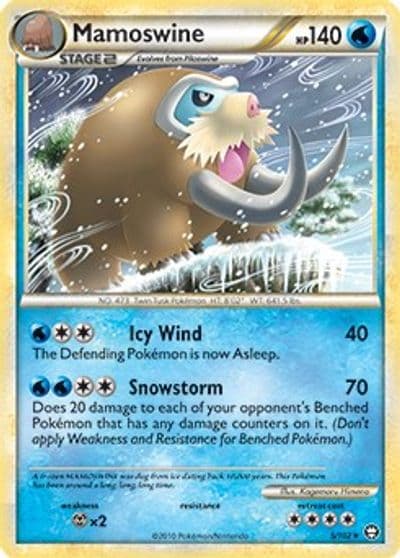 Mamoswine (Cracked Ice Holo) Deck Exclusives Pokemon card
