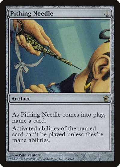 Pithing Needle Saviors of Kamigawa Magic card