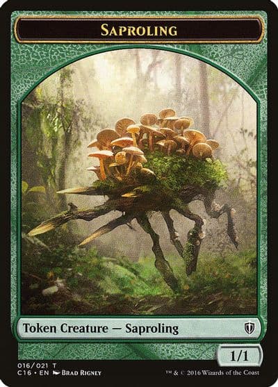 Saproling 016 Spirit 006 Double Sided Token Commander 2016 Magic card
