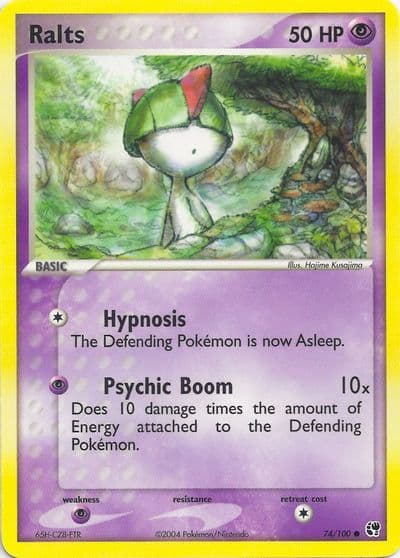 Ralts EX Battle Stadium Pokemon card