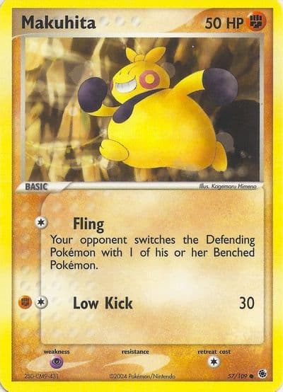 Makuhita EX Battle Stadium Pokemon card