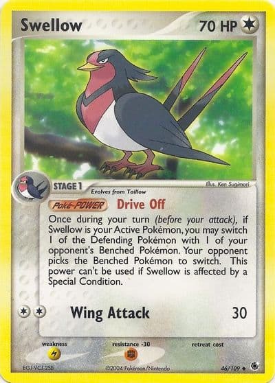 Swellow EX Battle Stadium Pokemon card