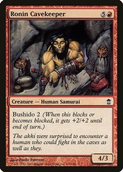 Ronin Cavekeeper Saviors of Kamigawa Magic card