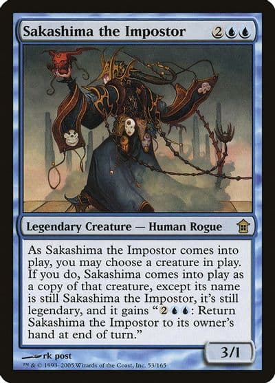 Sakashima the Impostor Saviors of Kamigawa Magic card