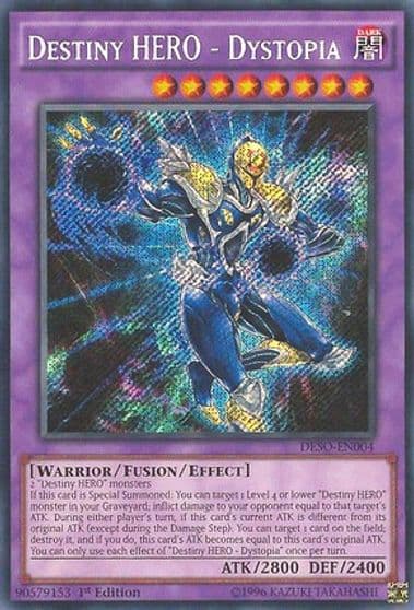 Destiny HERO Dystopia Destiny Soldiers Yu-Gi-Oh! card