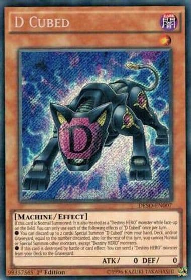 D Cubed Destiny Soldiers Yu-Gi-Oh! card