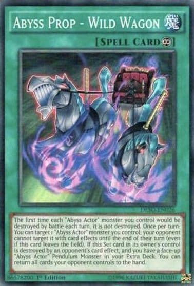Abyss Prop Wild Wagon Destiny Soldiers Yu-Gi-Oh! card