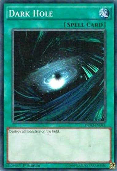 Dark Hole Destiny Soldiers Yu-Gi-Oh! card