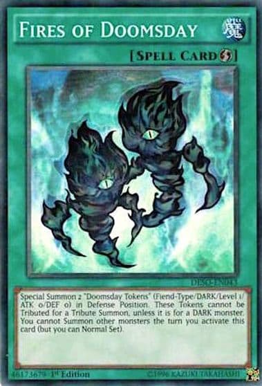 Fires of Doomsday Destiny Soldiers Yu-Gi-Oh! card