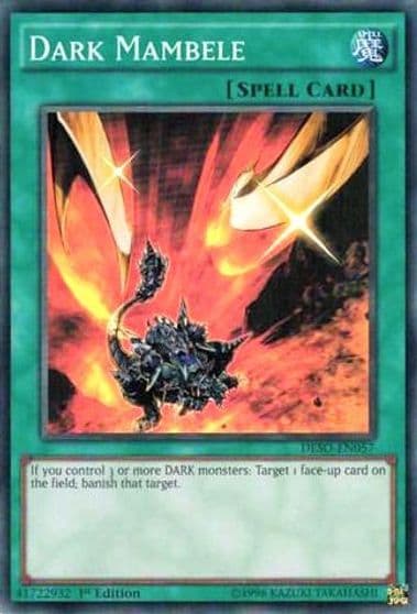 Dark Mambele Destiny Soldiers Yu-Gi-Oh! card