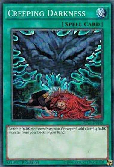 Creeping Darkness Destiny Soldiers Yu-Gi-Oh! card