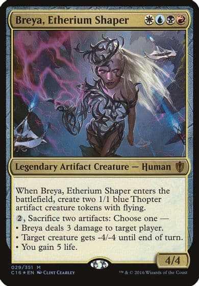 Breya Etherium Shaper Commander 2016 Oversize Cards Magic card