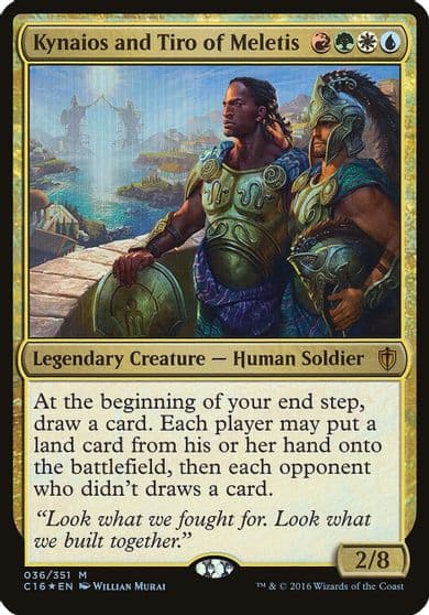 Kynaios and Tiro of Meletis Commander 2016 Oversize Cards Magic card