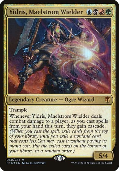 Yidris Maelstrom Wielder Commander 2016 Oversize Cards Magic card