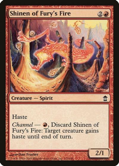 Shinen of Furys Fire Saviors of Kamigawa Magic card