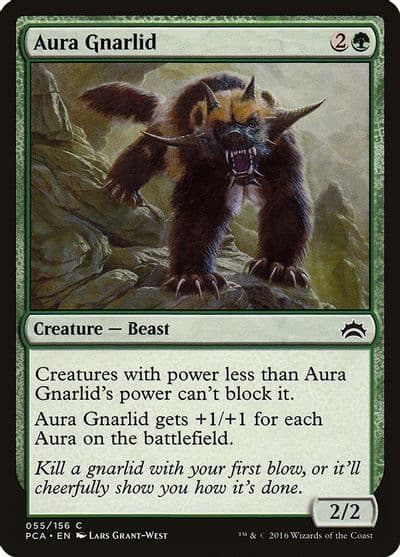 Aura Gnarlid Planechase Anthology Magic card