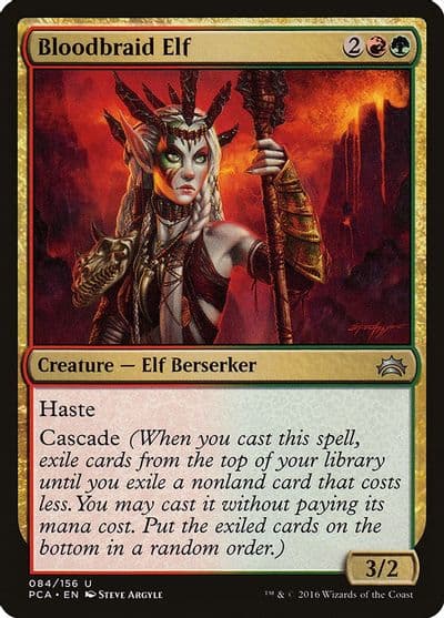 Bloodbraid Elf Planechase Anthology Magic card
