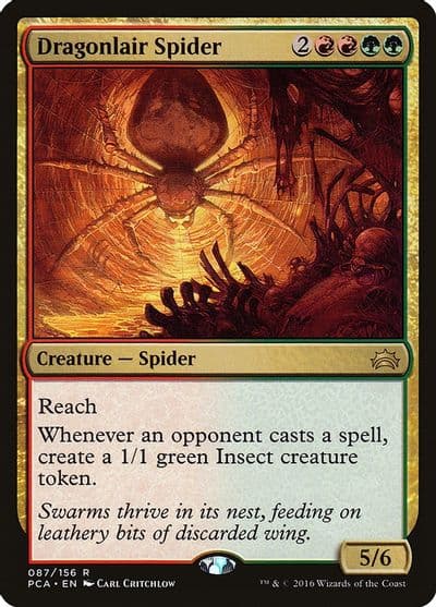 Dragonlair Spider Planechase Anthology Magic card