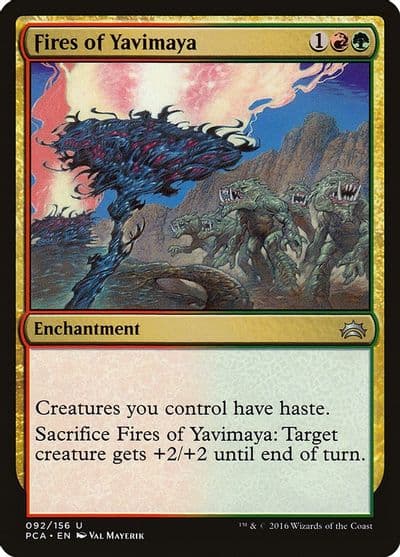 Fires of Yavimaya Planechase Anthology Magic card