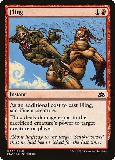 Fling Planechase Anthology Magic card