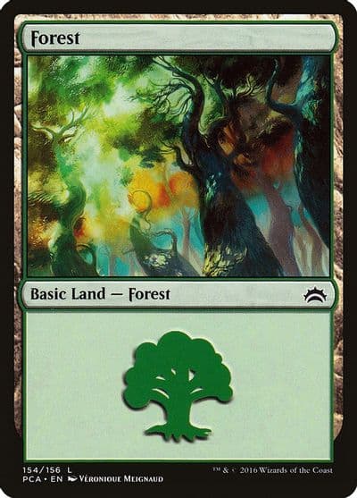 Forest 154 Planechase Anthology Magic card