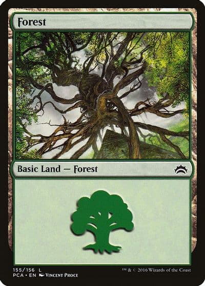 Forest 155 Planechase Anthology Magic card