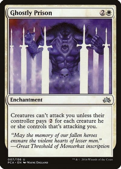 Ghostly Prison Planechase Anthology Magic card