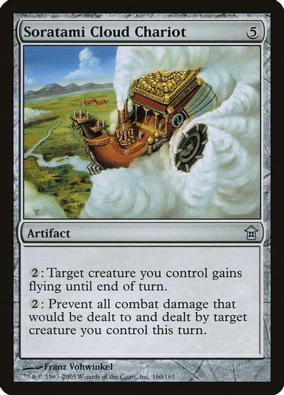 Soratami Cloud Chariot Saviors of Kamigawa Magic card
