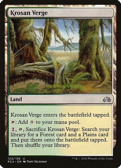 Krosan Verge Planechase Anthology Magic card