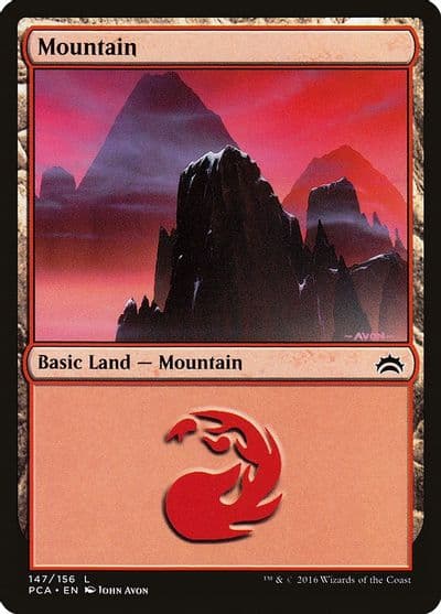 Mountain 147 Planechase Anthology Magic card