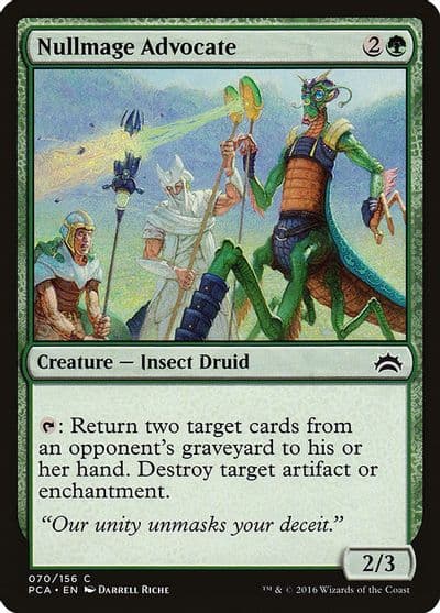 Nullmage Advocate Planechase Anthology Magic card