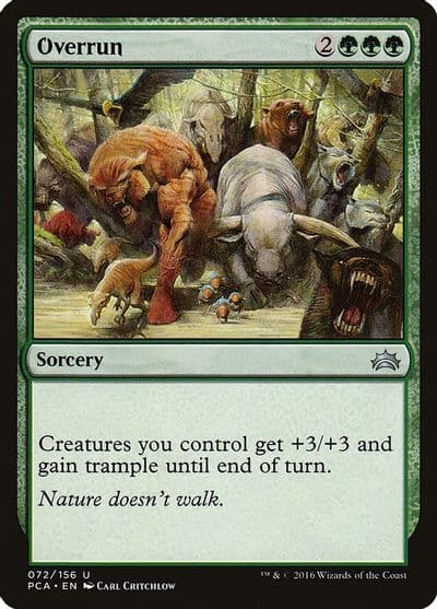 Overrun Planechase Anthology Magic card