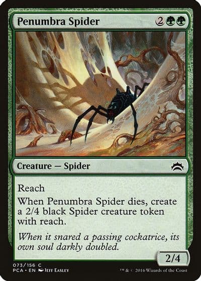 Penumbra Spider Planechase Anthology Magic card